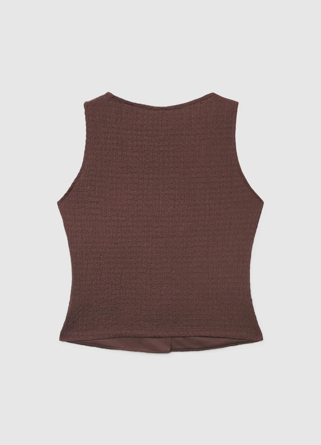 Calliope gilet col V boutonné femme XS texturé