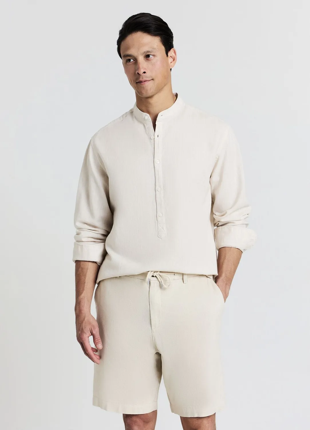 Calliope bermuda à cordon homme uni