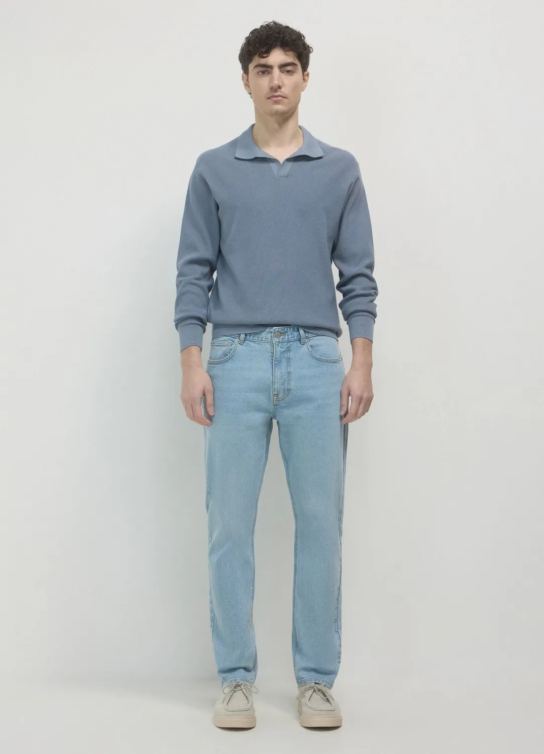 Calliope jean slim délavé homme 5 poches