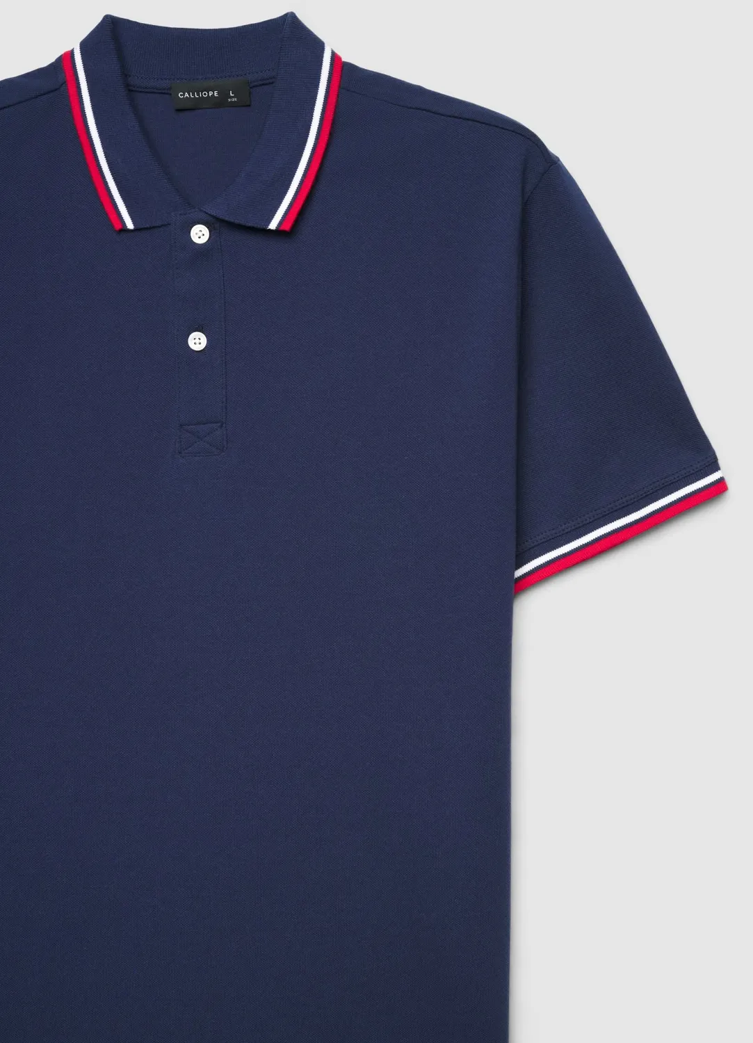 Calliope polo rayures coton homme