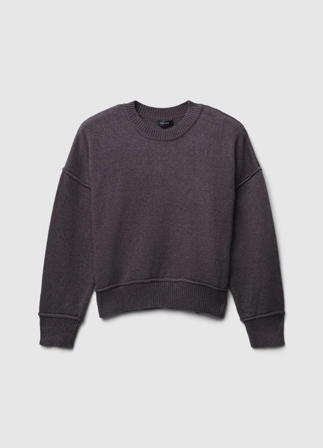 Calliope pull col rond bord franc femme