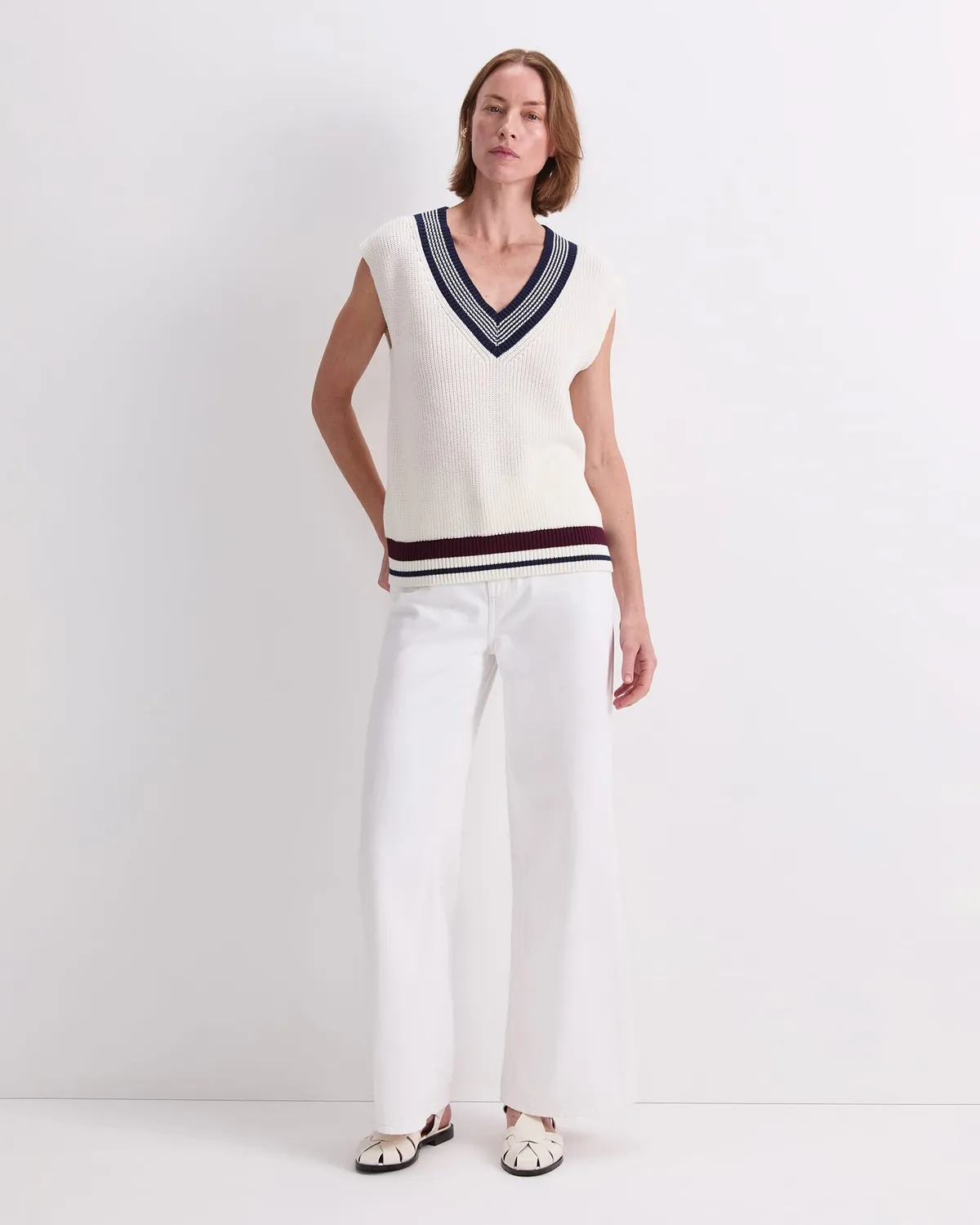Sportscraft Elka débardeur coton col V femme
