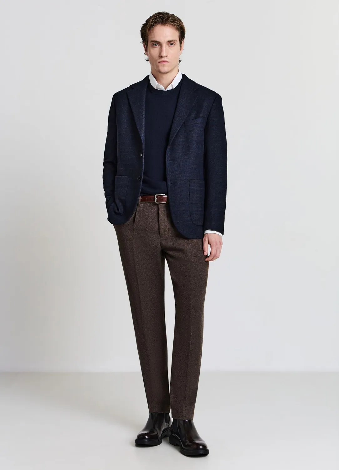 Calliope veste carreaux homme laine 2 boutons