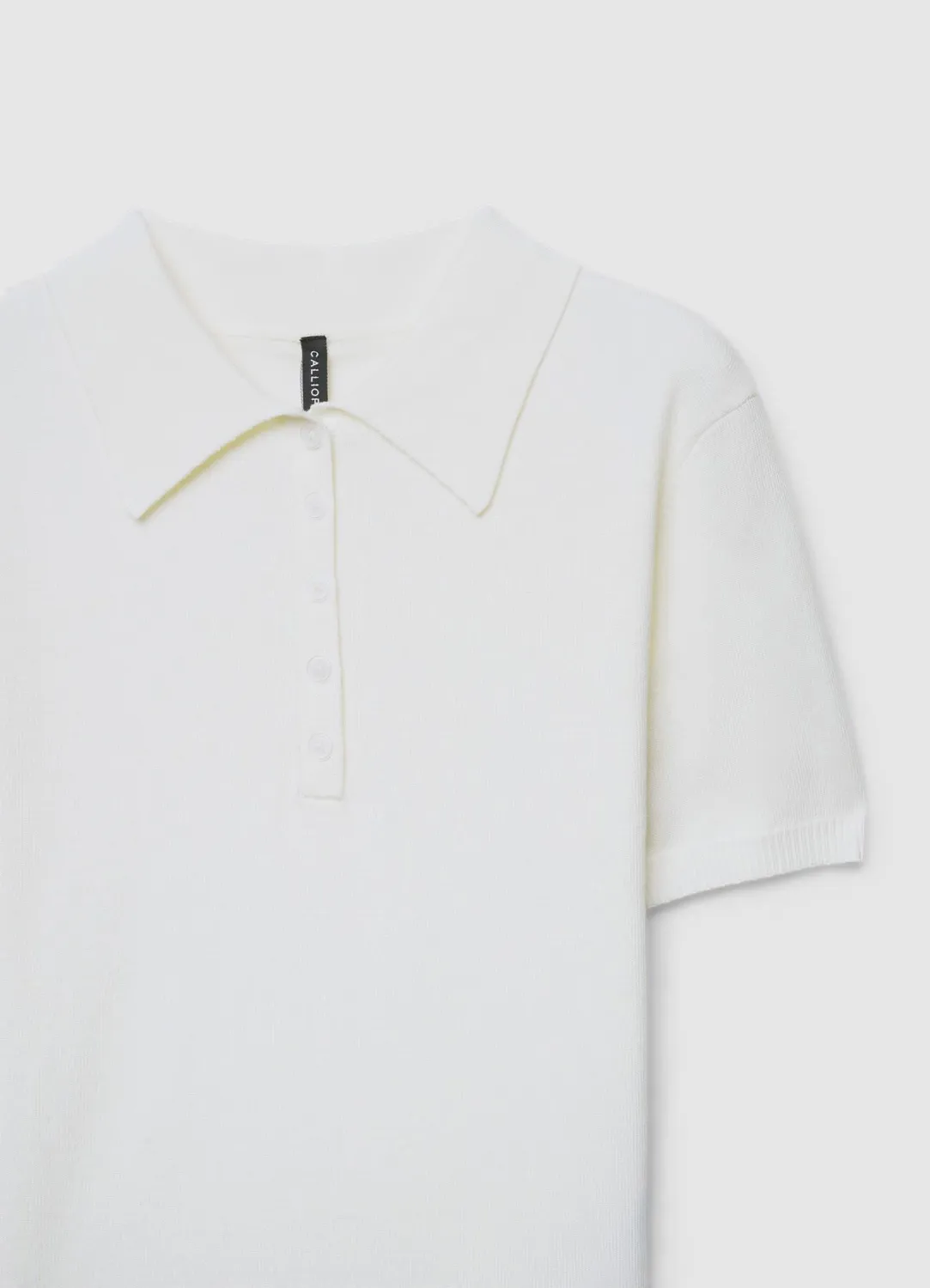 Calliope Polo maille t-shirt femme col classique