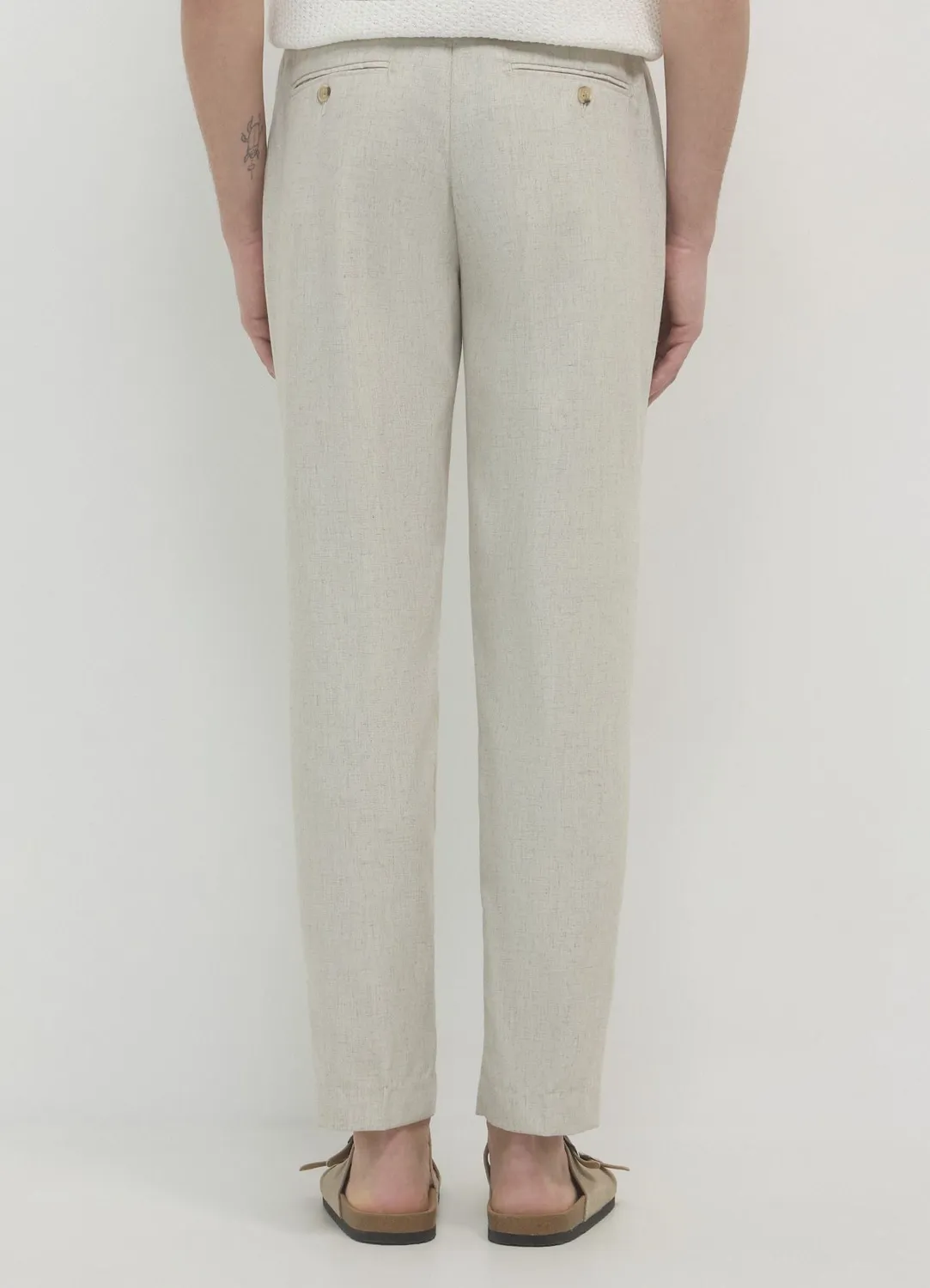 Calliope pantalon spinato homme chevron regular