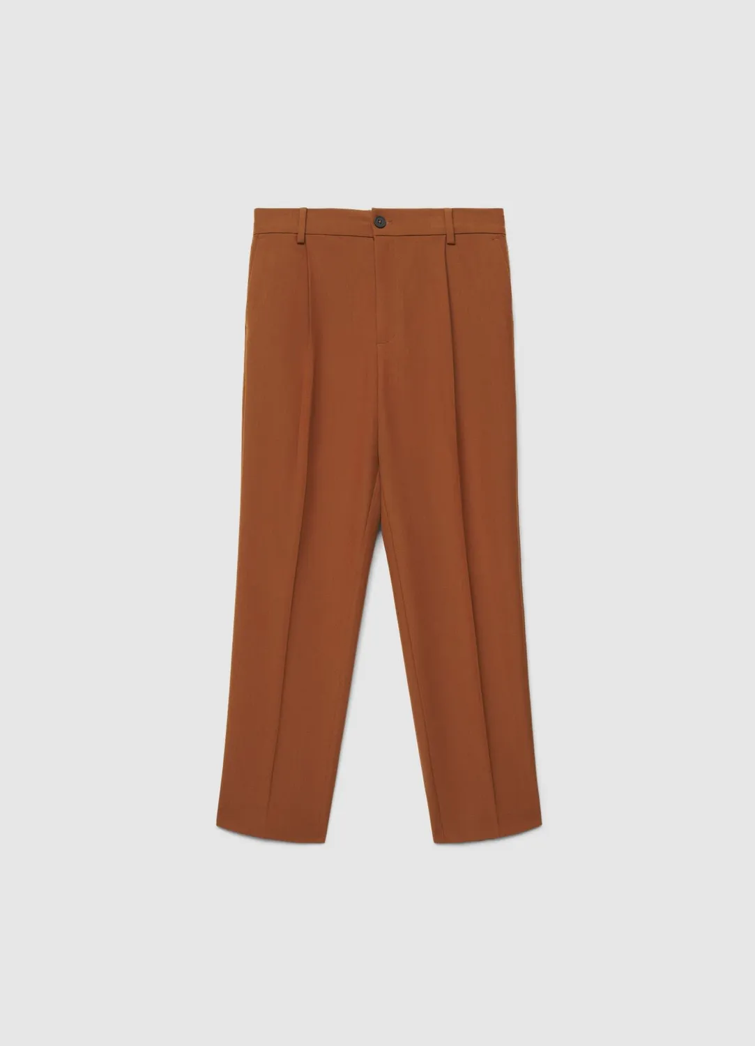 Calliope pantalon pinces femme taille haute jambe droite