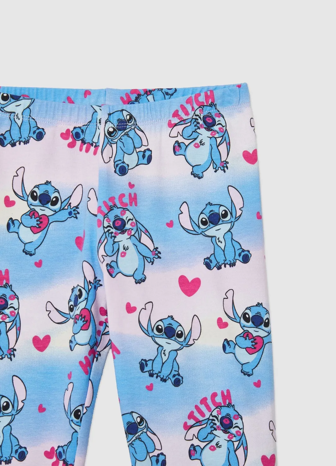 Calliope leggings fille coton imprimé Stitch