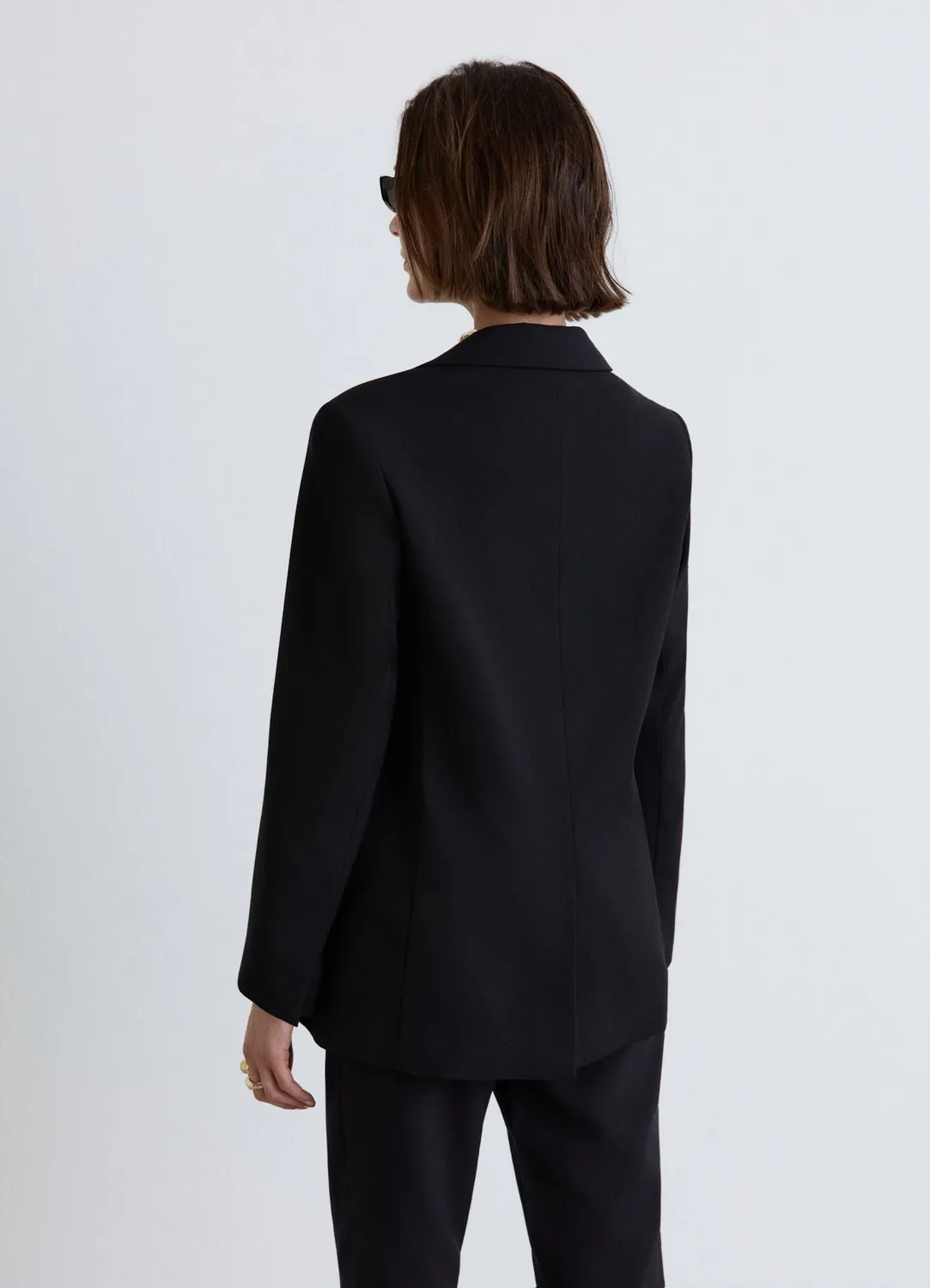 Calliope veste blazer boucle métal femme unie