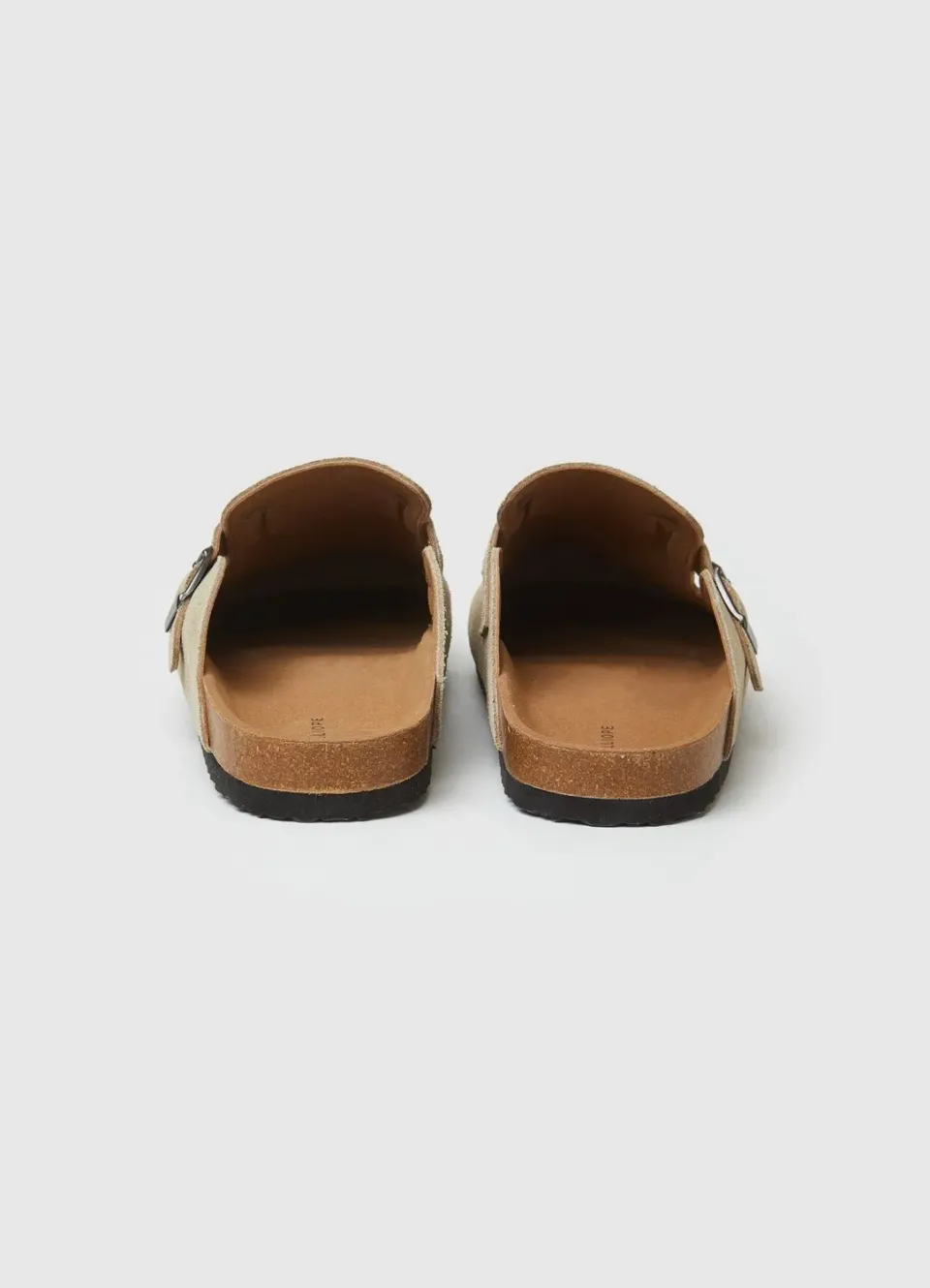 Calliope sabot homme cuir à boucle