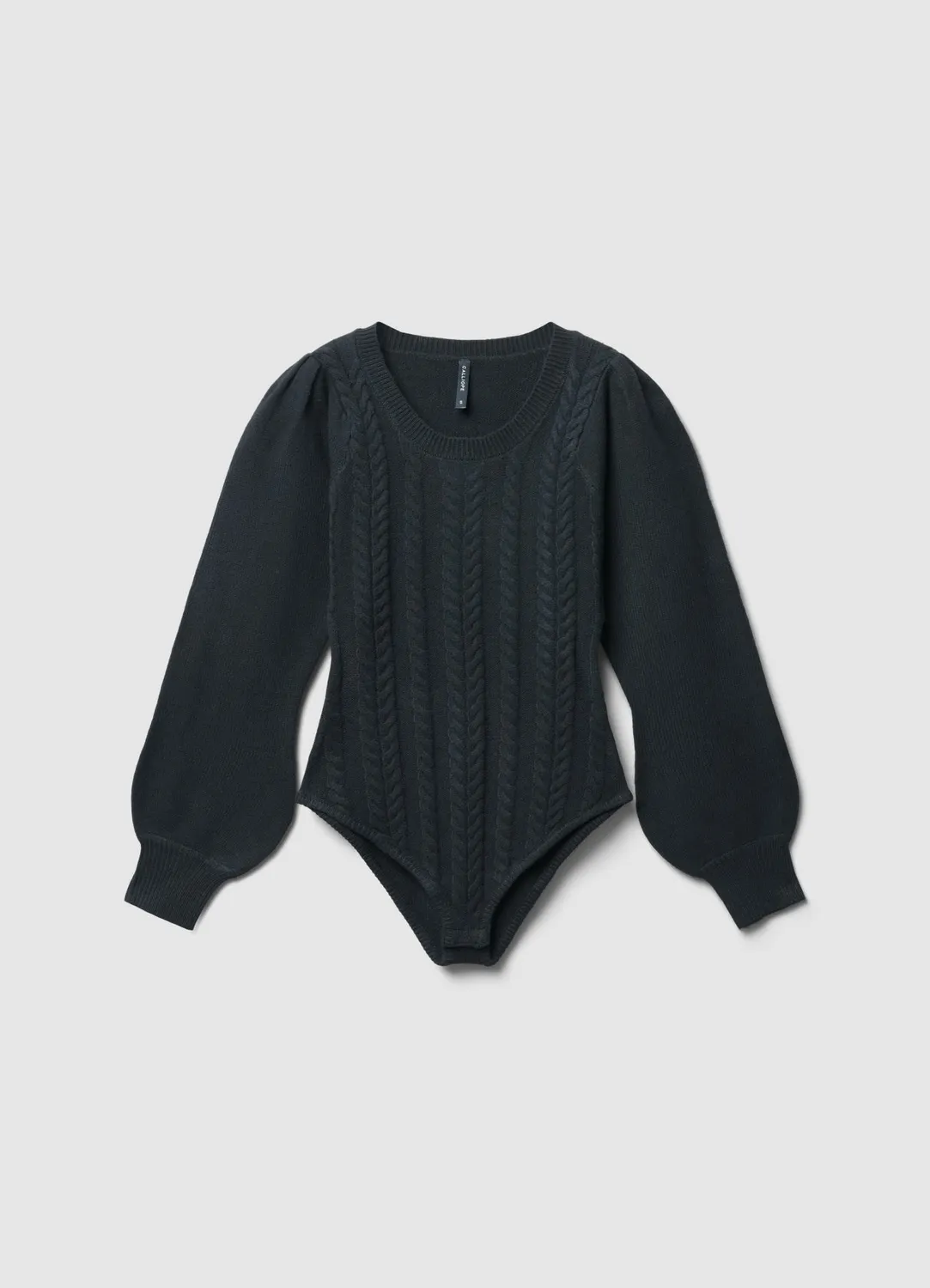 Calliope Body maille torsades femme manches longues
