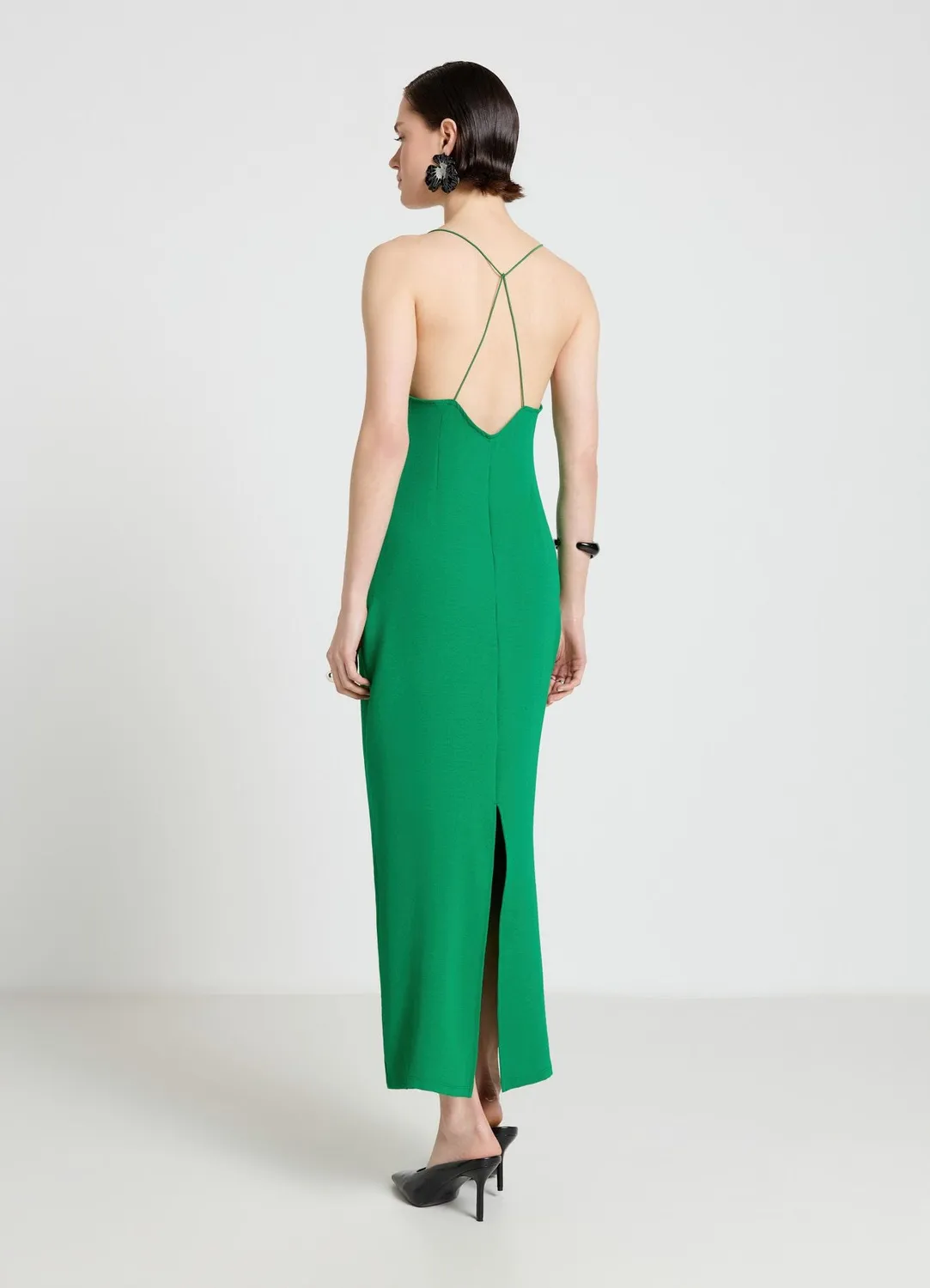 Calliope robe longue femme S fente devant
