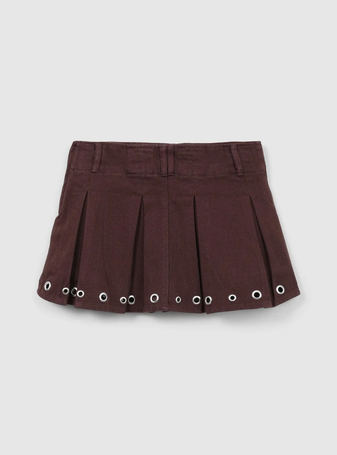 Calliope jupe-short à œillets jupe femme coupe regular