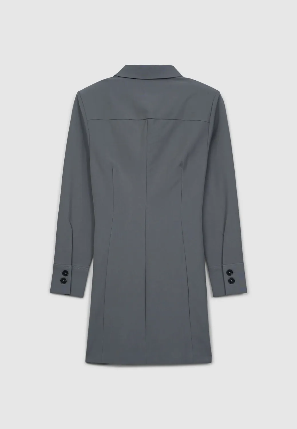 Calliope robe chemise mini femme manches longues