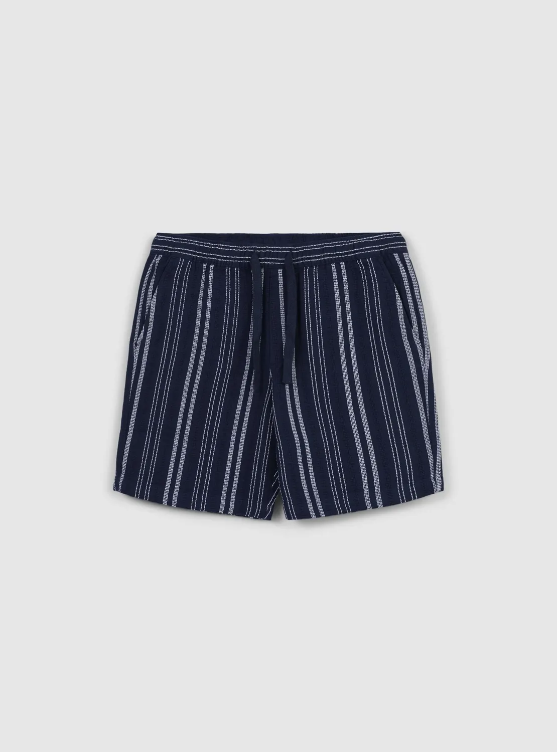 Calliope short jogger rayé homme cordon