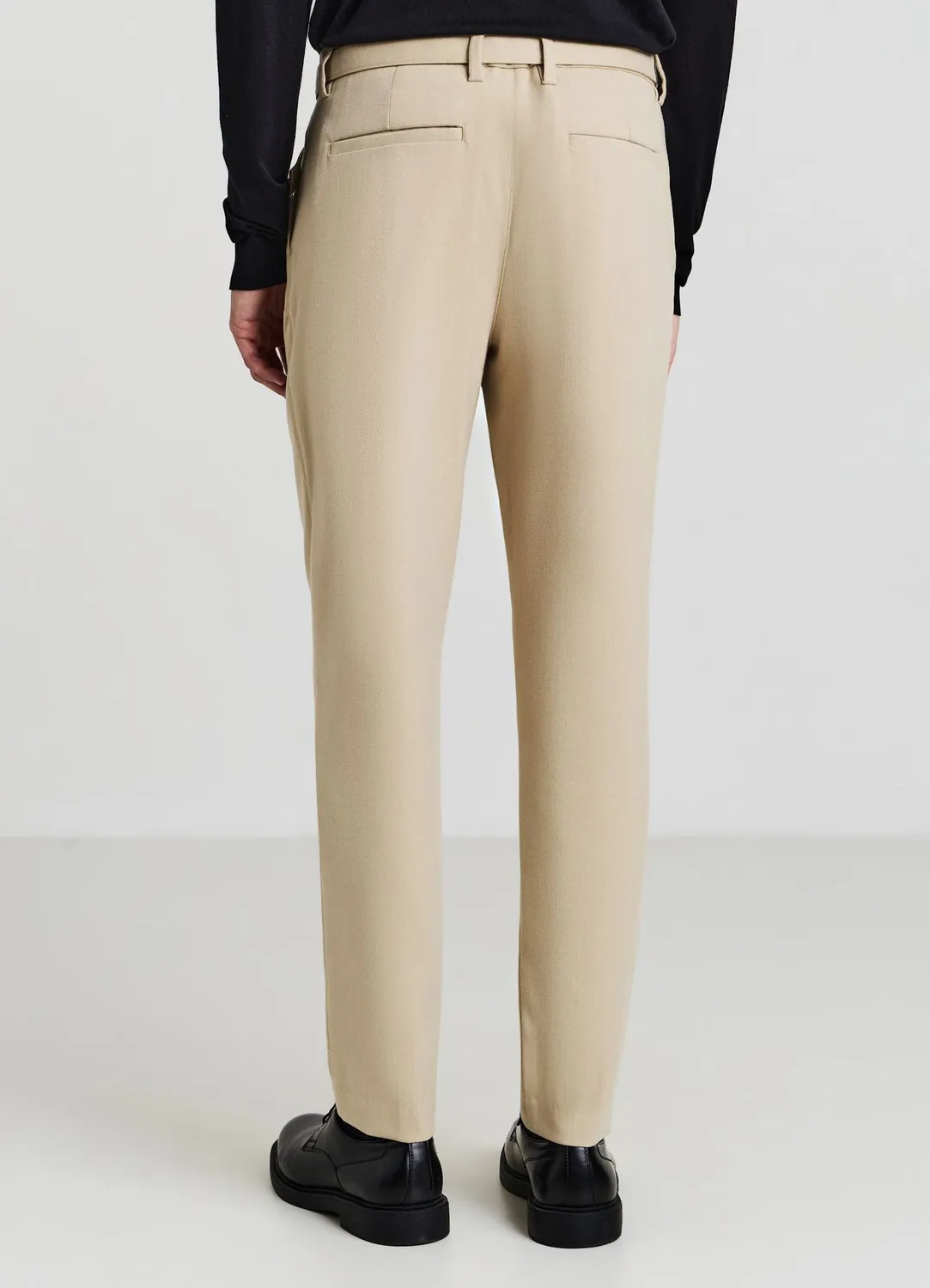 Calliope Pantalon homme habillé plis ceinture