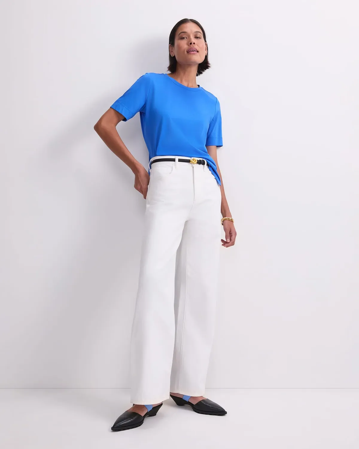 Sportscraft Tee manches courtes femme taille S mercerisé