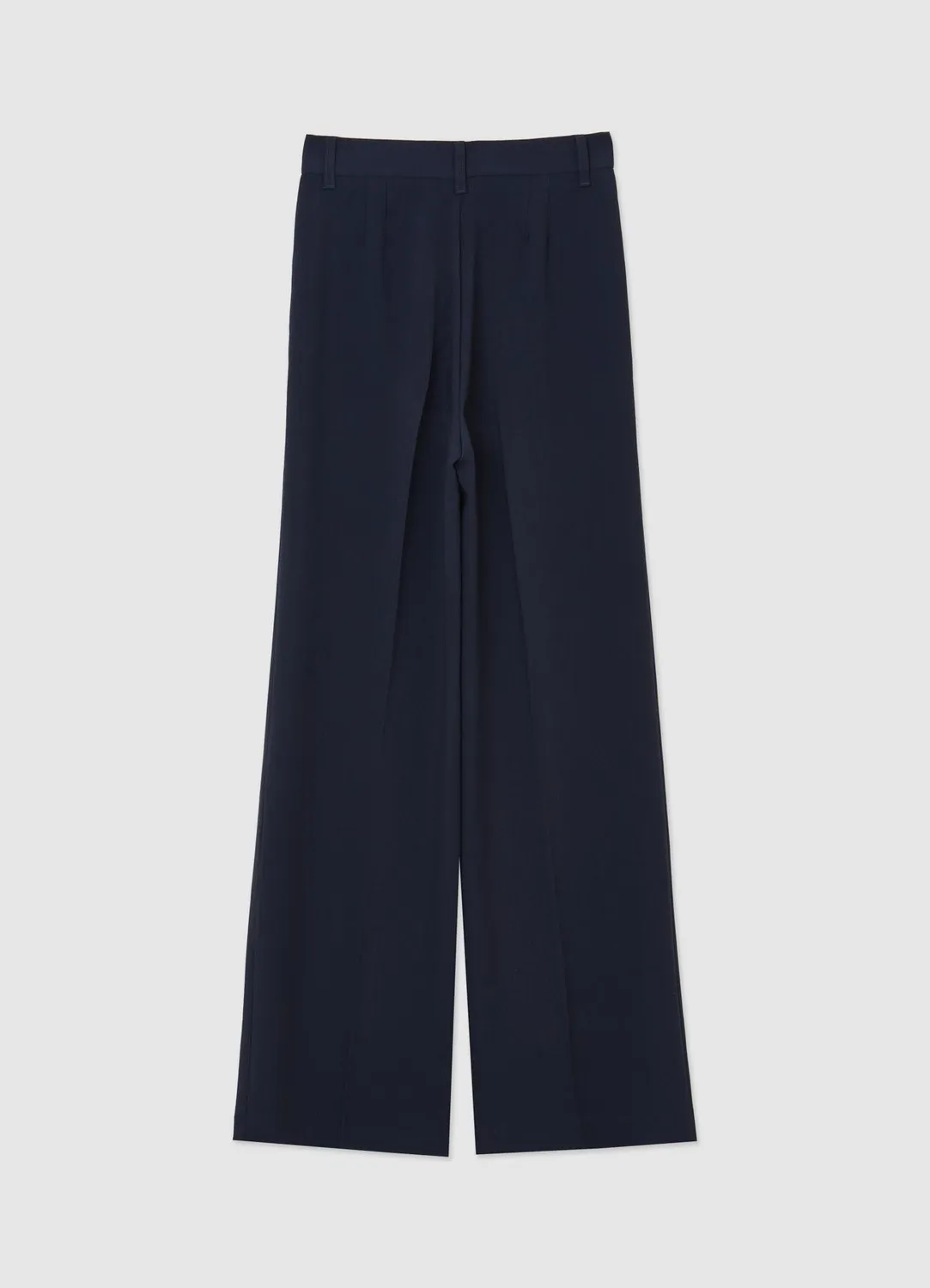 Calliope pantalon palazzo femme uni zip
