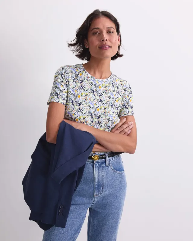 Sportscraft Heidi Meadow 121032 t-shirt femme fleuri