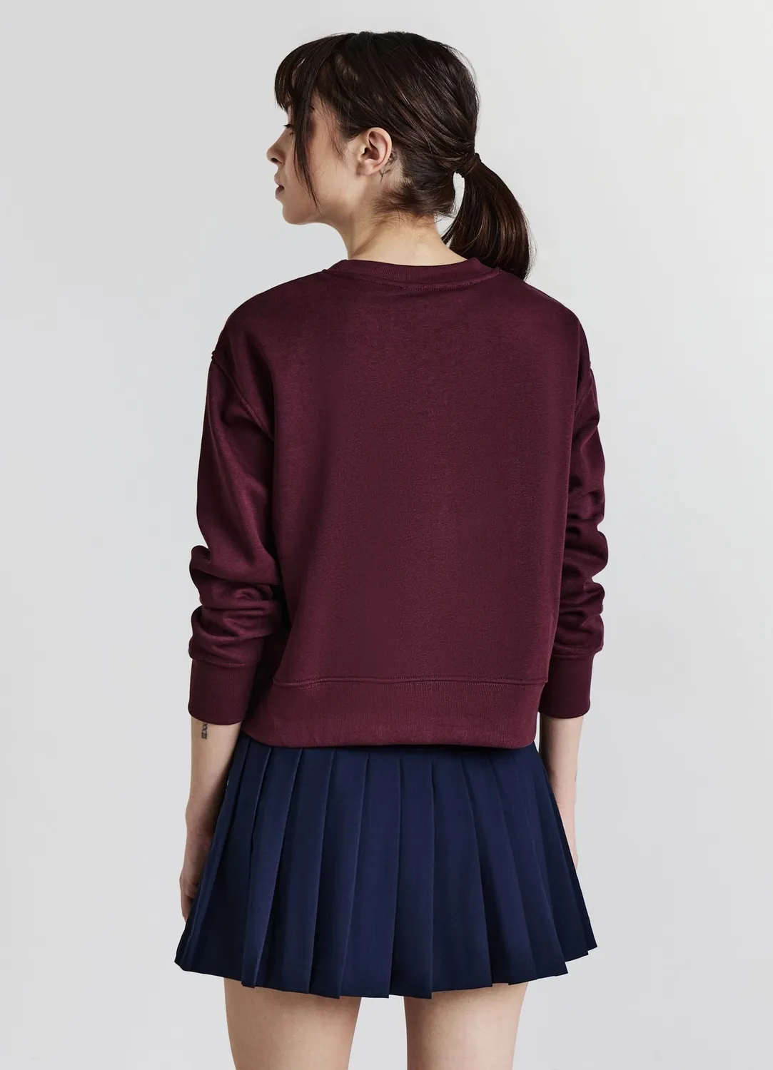 Calliope Jupe-short plissée femme avec ceinture
