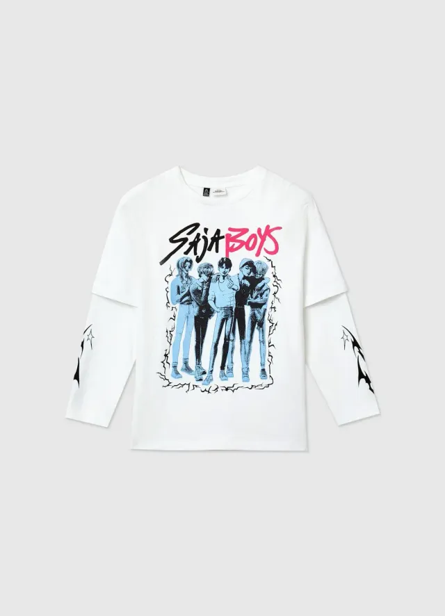 Calliope t-shirt enfant manches longues imprimé oversize