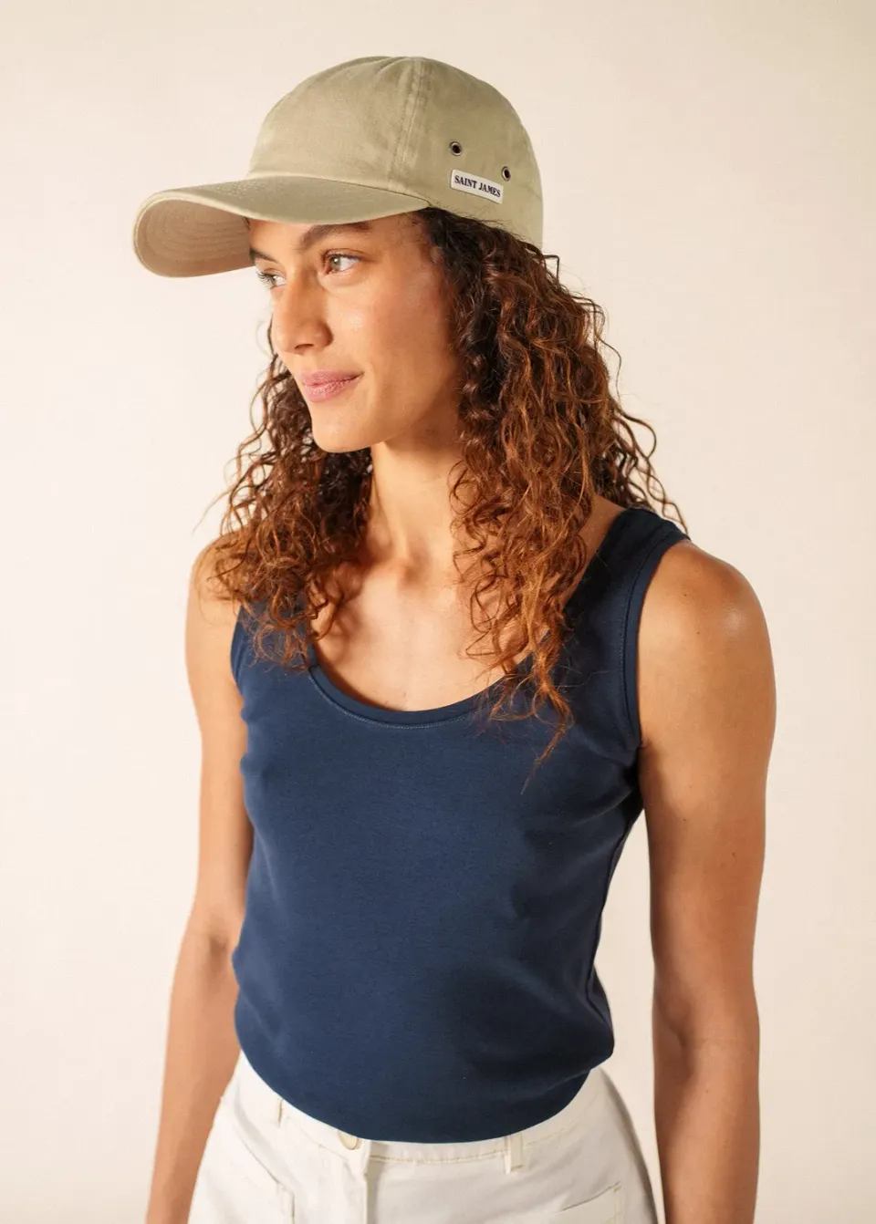 Saint James Casquette Toile Coton Ficelle Taille Unique