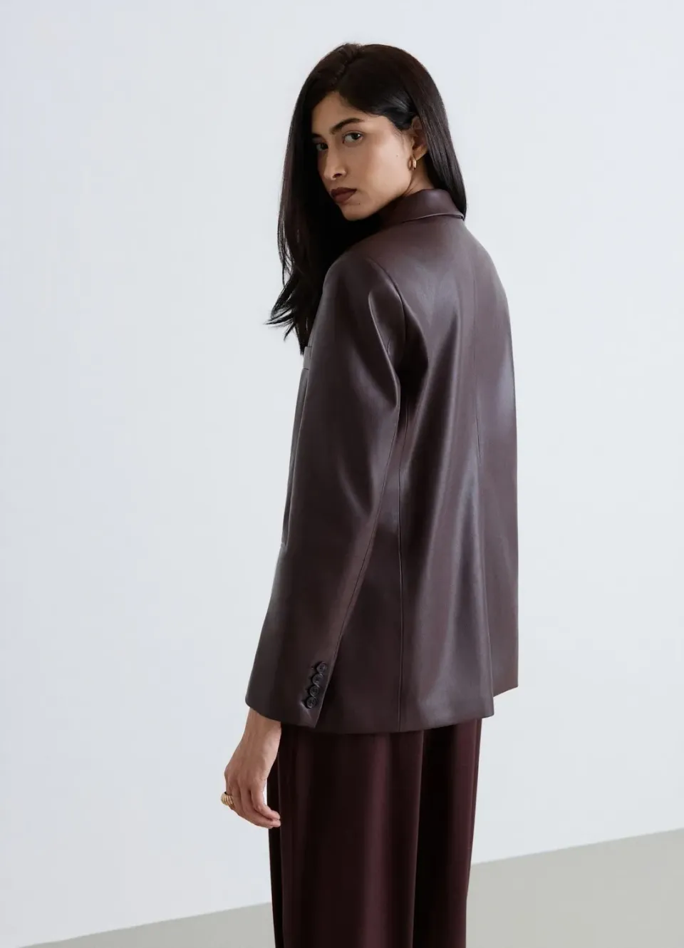 Calliope Veste oversize monopetto femme unie
