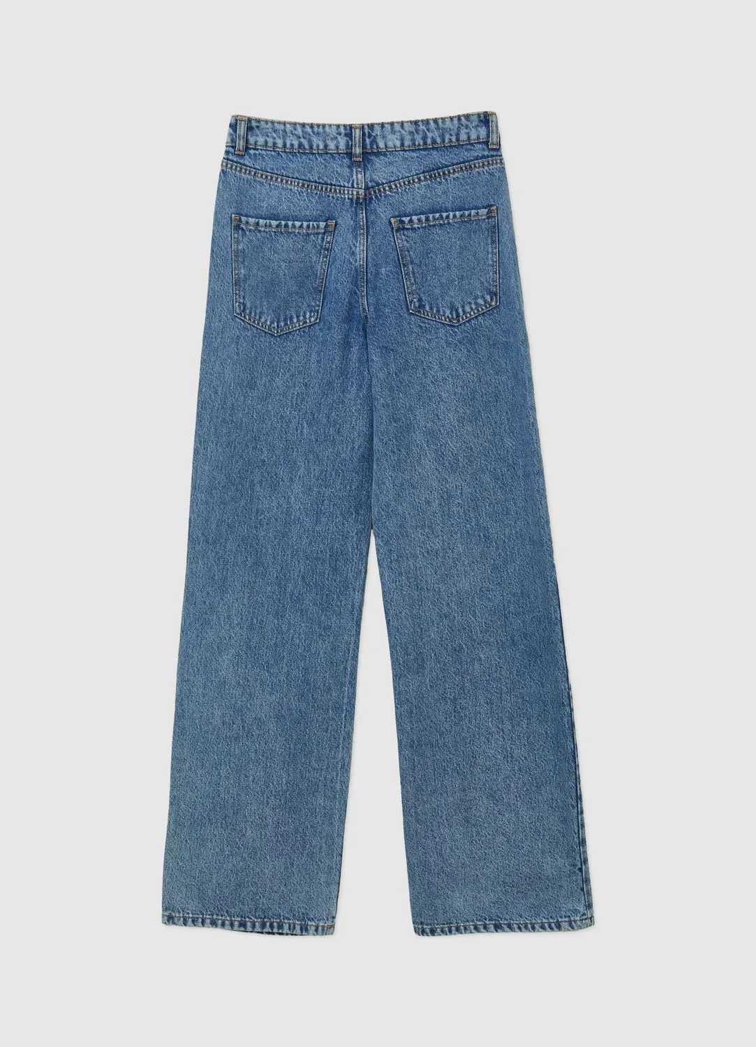 Calliope jean dentelle macramé femme coupe longue