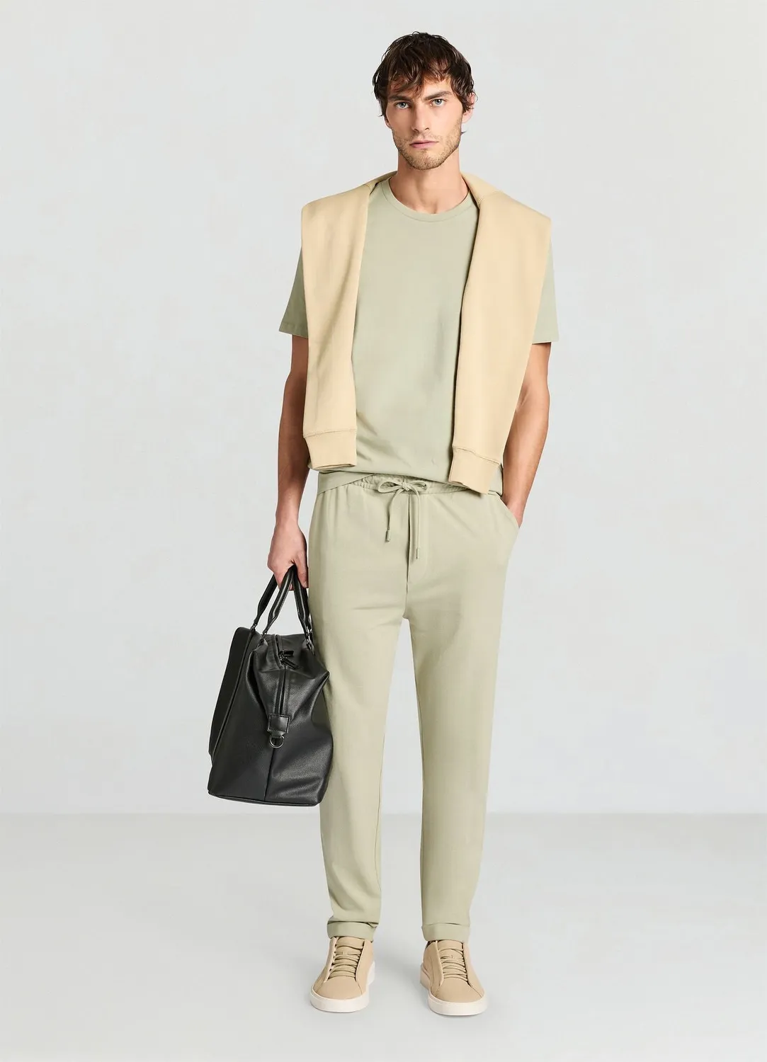 Calliope Girocollo T-Shirt Homme Col Rond Uni