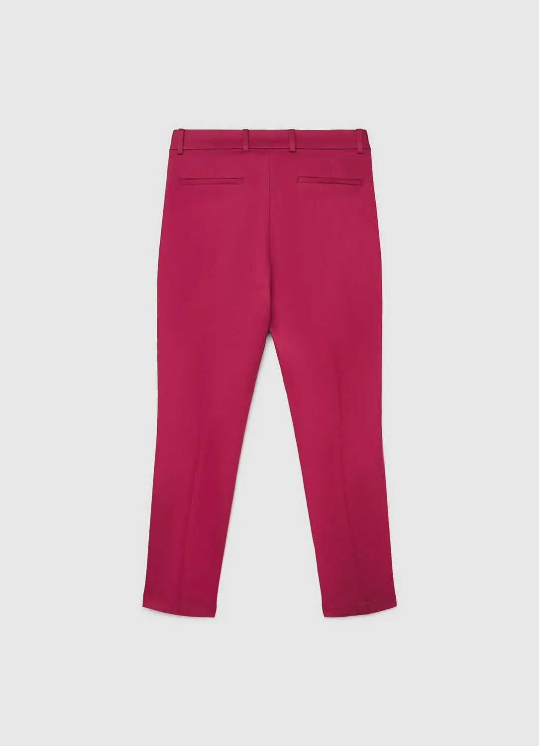 Calliope Pantalon droit coton femme pli marqué