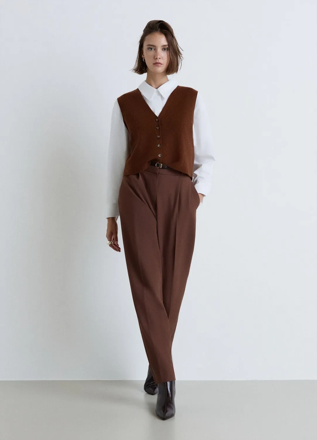 Calliope Pantalon droit uni femme business