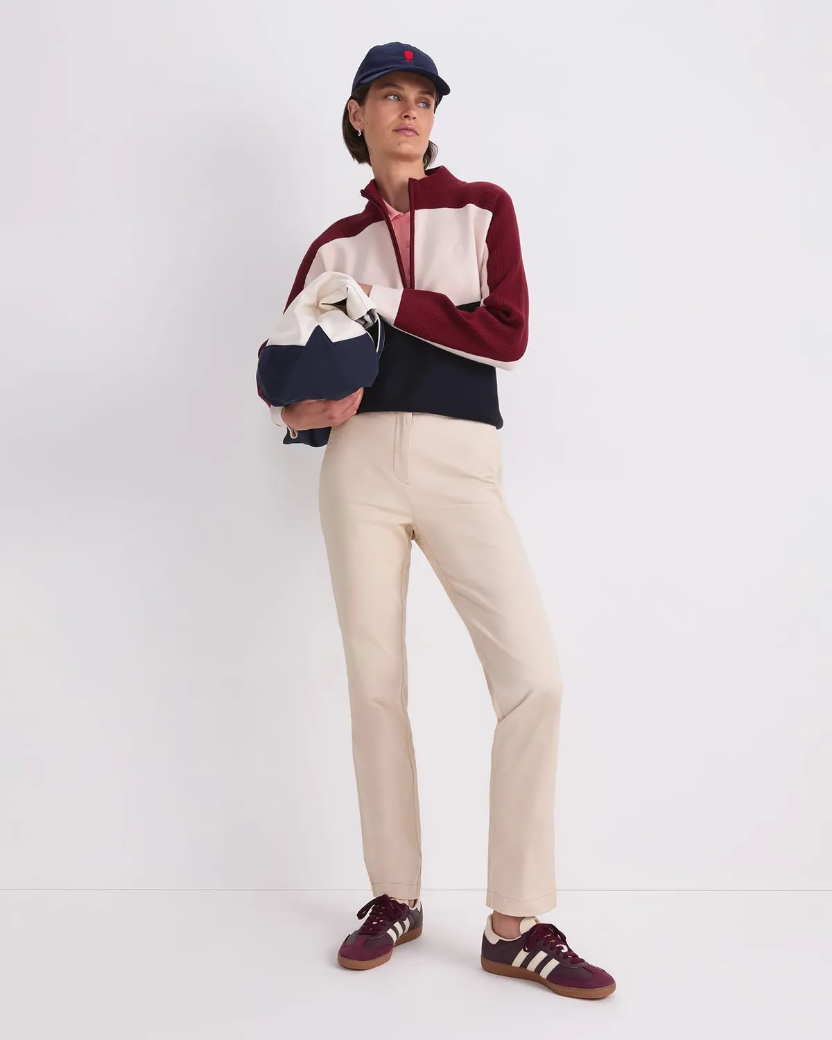 Sportscraft Club Sport pull col zippé