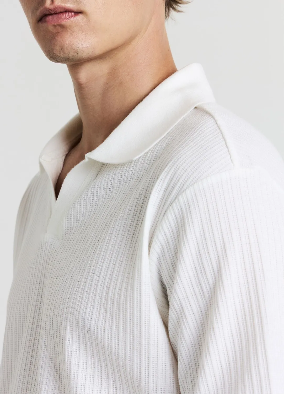 Calliope T-shirt Polo homme manches courtes texturé uni
