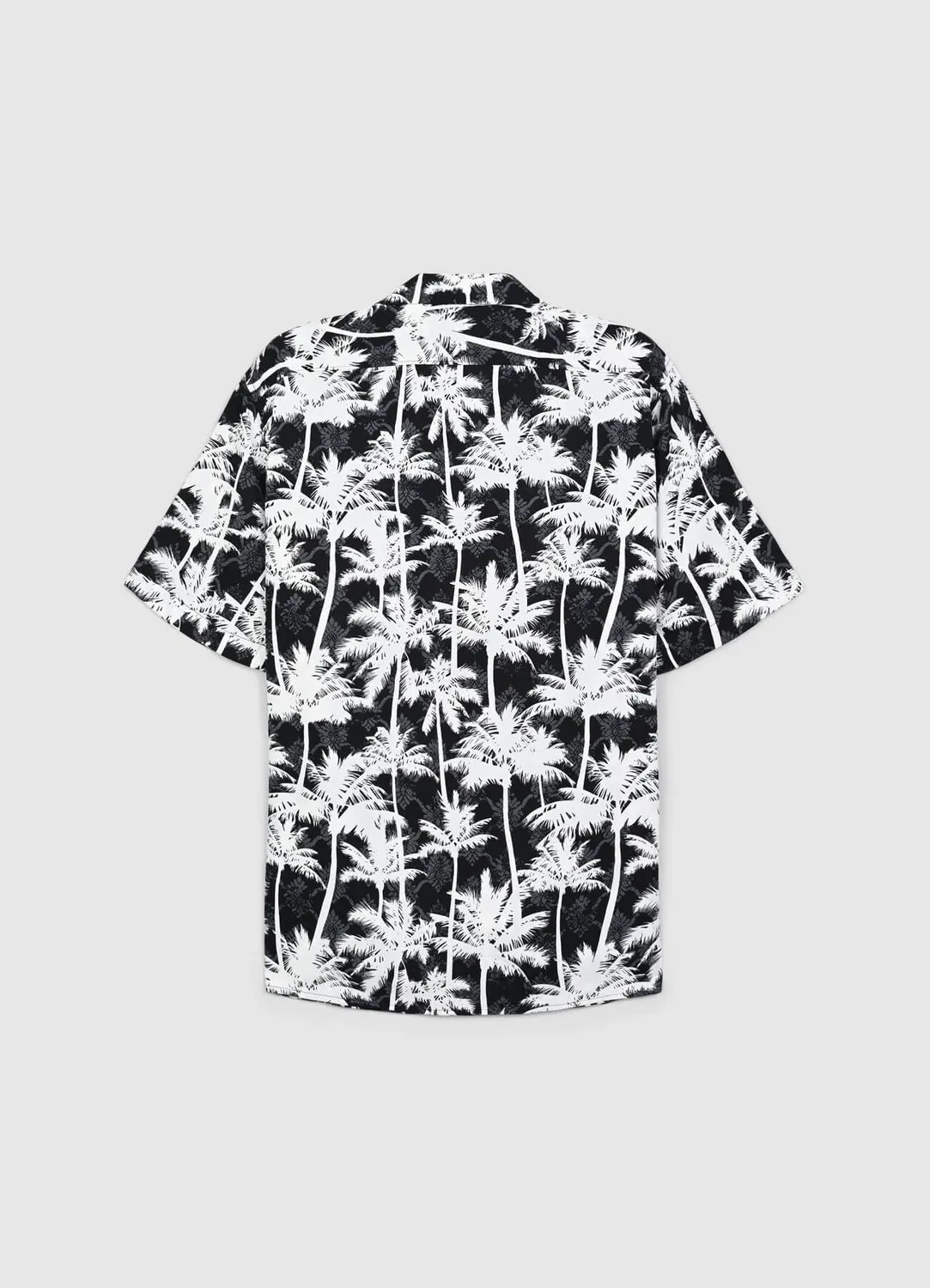Calliope chemise bowling palmiers homme manches courtes regular