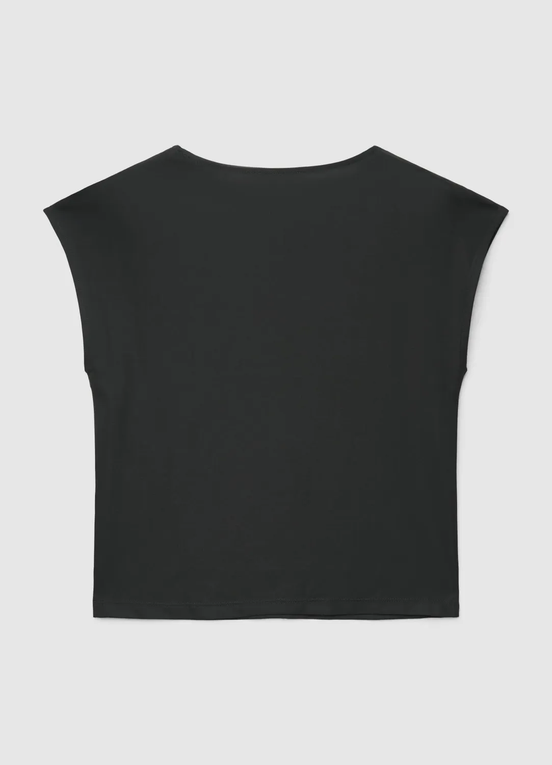 Calliope T-shirt ailettes femme col rond uni