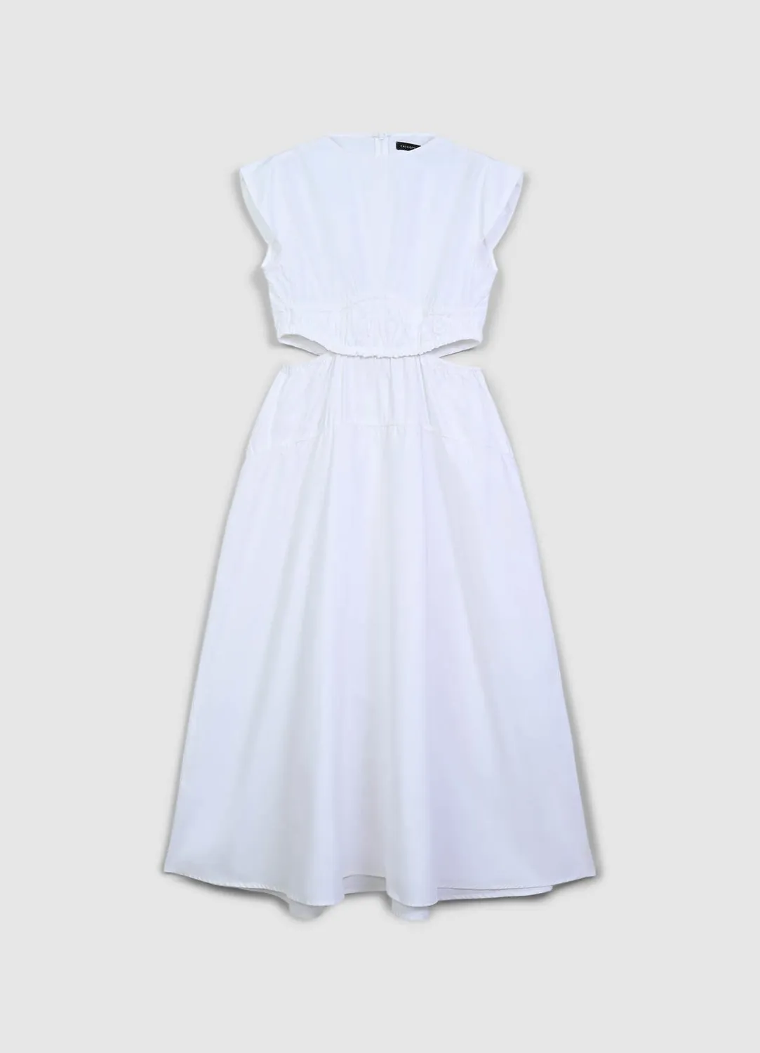 Calliope robe longue cut-out femme S coton