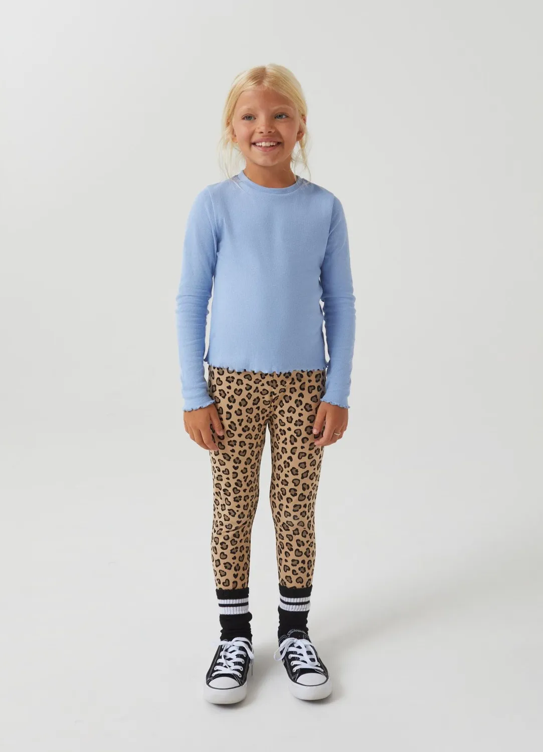 Calliope pack 3 leggings legging fille uni et fantaisie
