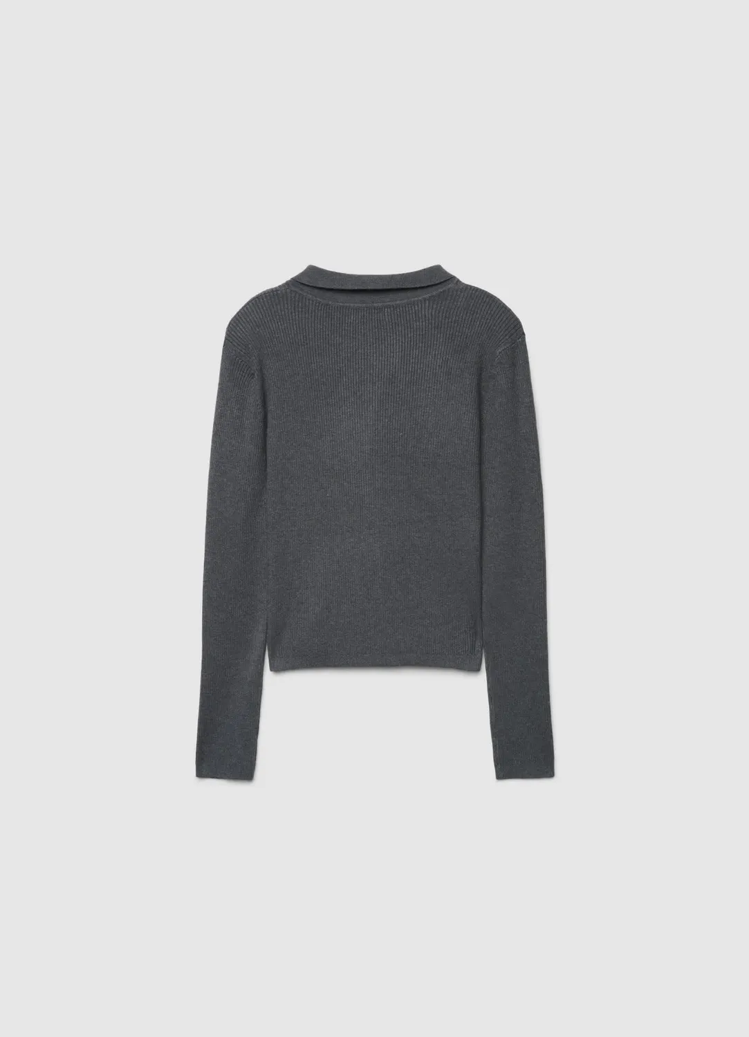 Calliope cardigan côtelé zip femme col montant