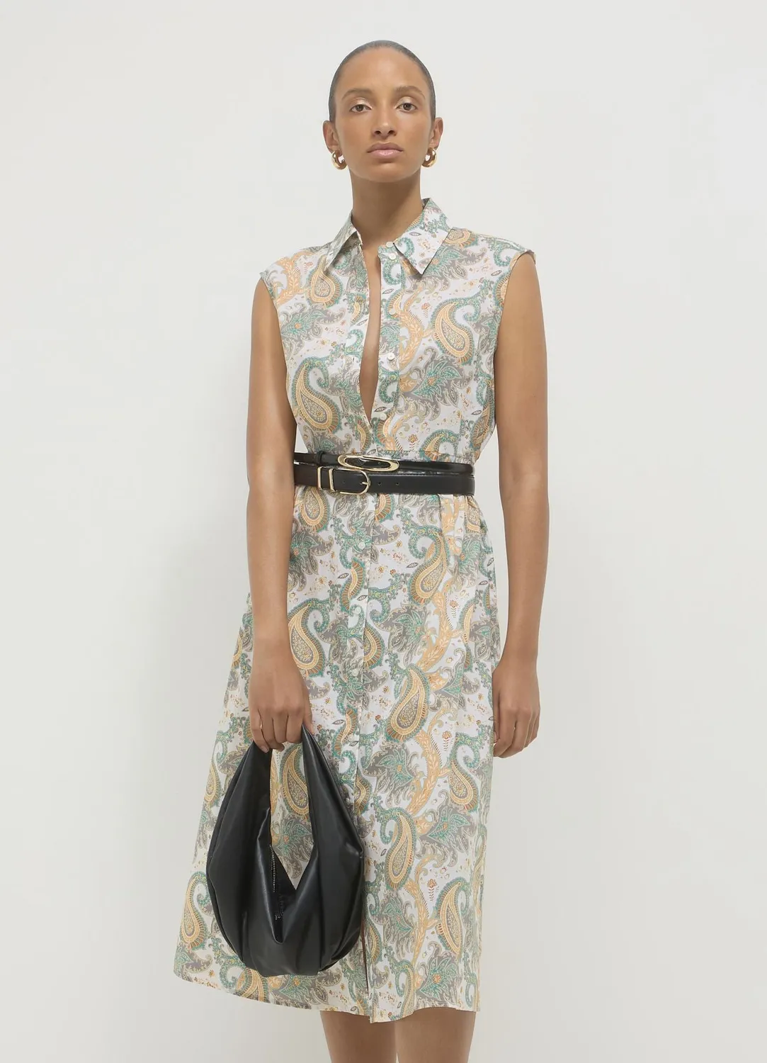 Calliope robe smanicato cachemire femme longue