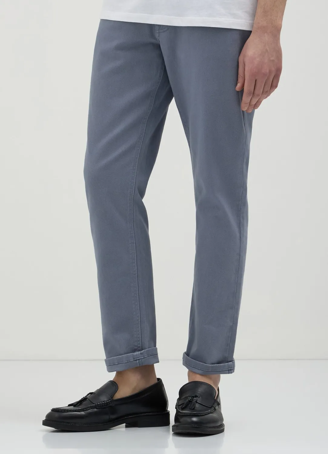 Calliope pantalon slim 5 poches coton homme