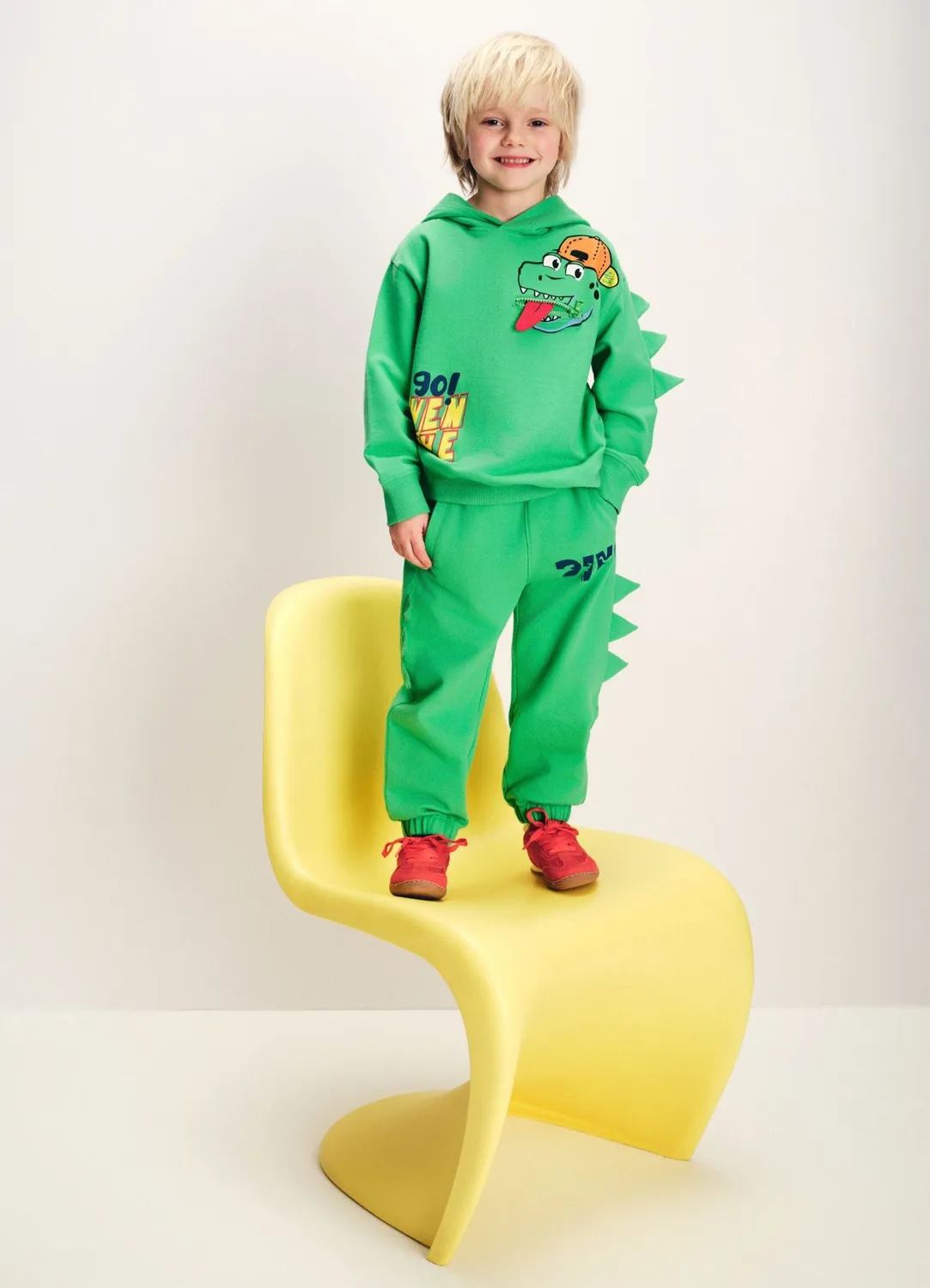 Calliope Felpa Over hoodie garçon 5-6 ans dinosaure