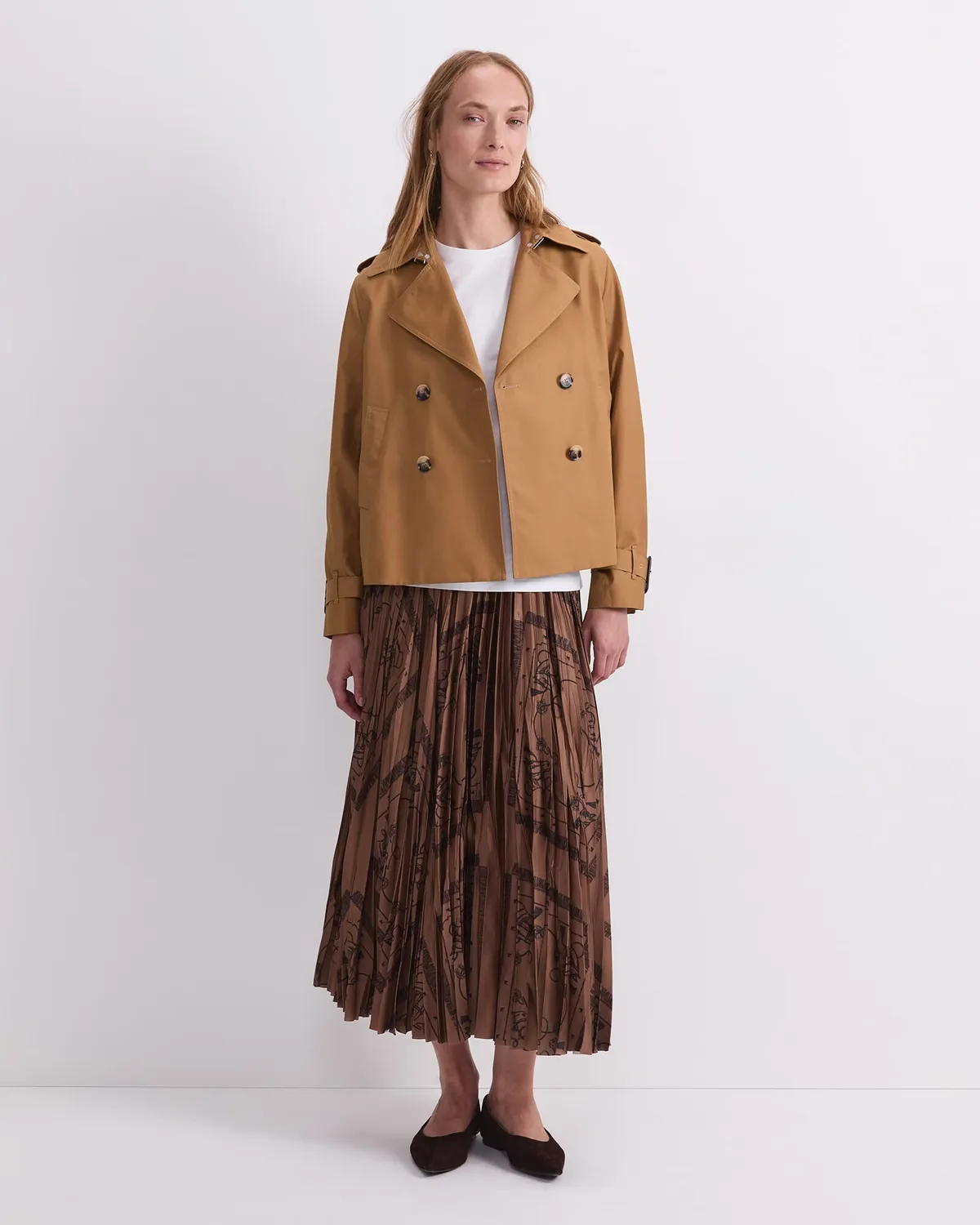 Sportscraft Audrey Crop trench court lin femme