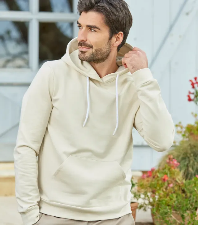 Cocorico Intemporel sweat capuche homme sable coton
