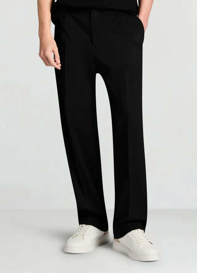 Calliope pantalon large homme pli central