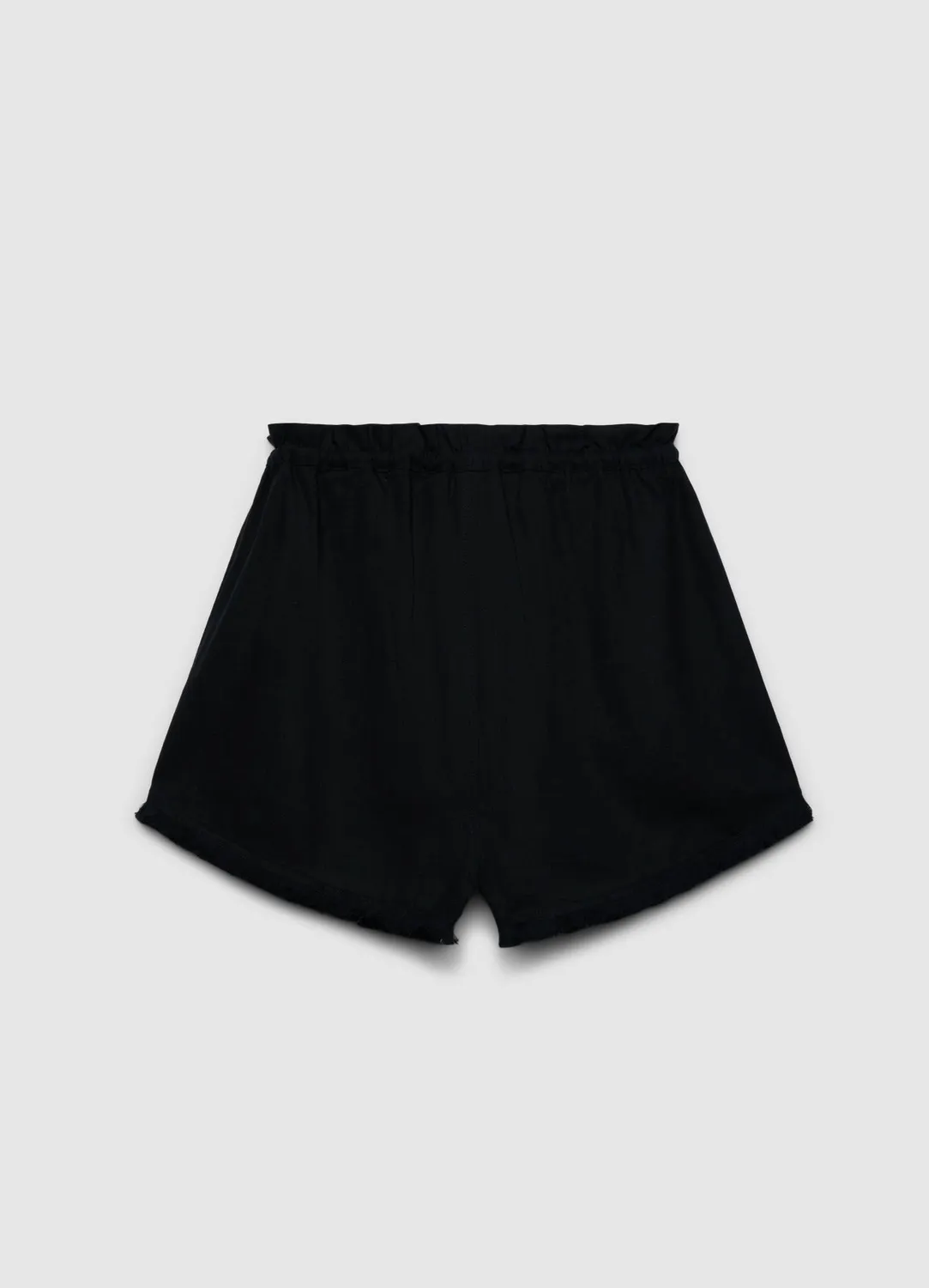 Calliope short lin franges femme taille haute