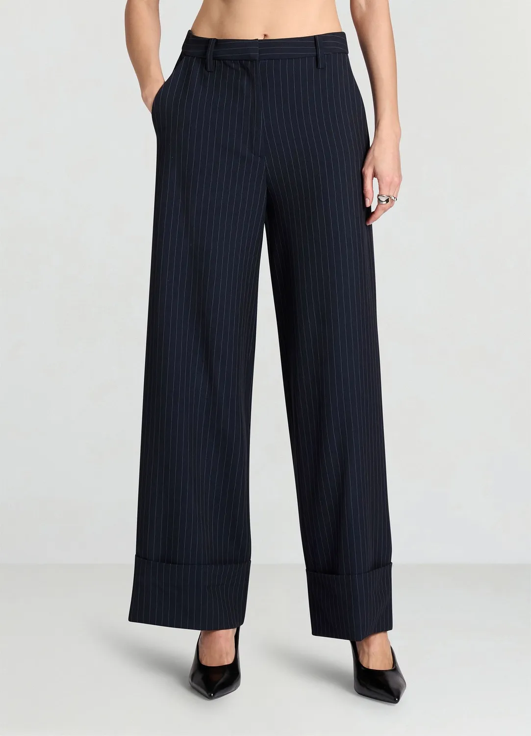 Calliope Palazzo À Rayures Pantalon Femme Bureau