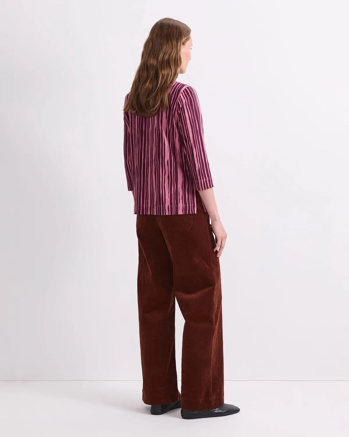 Sportscraft Stripe Print Mercerised tee rayé femme 3/4