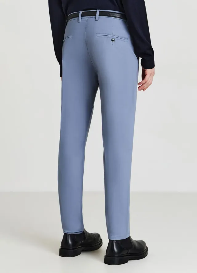 Calliope chino pantalon homme coton uni