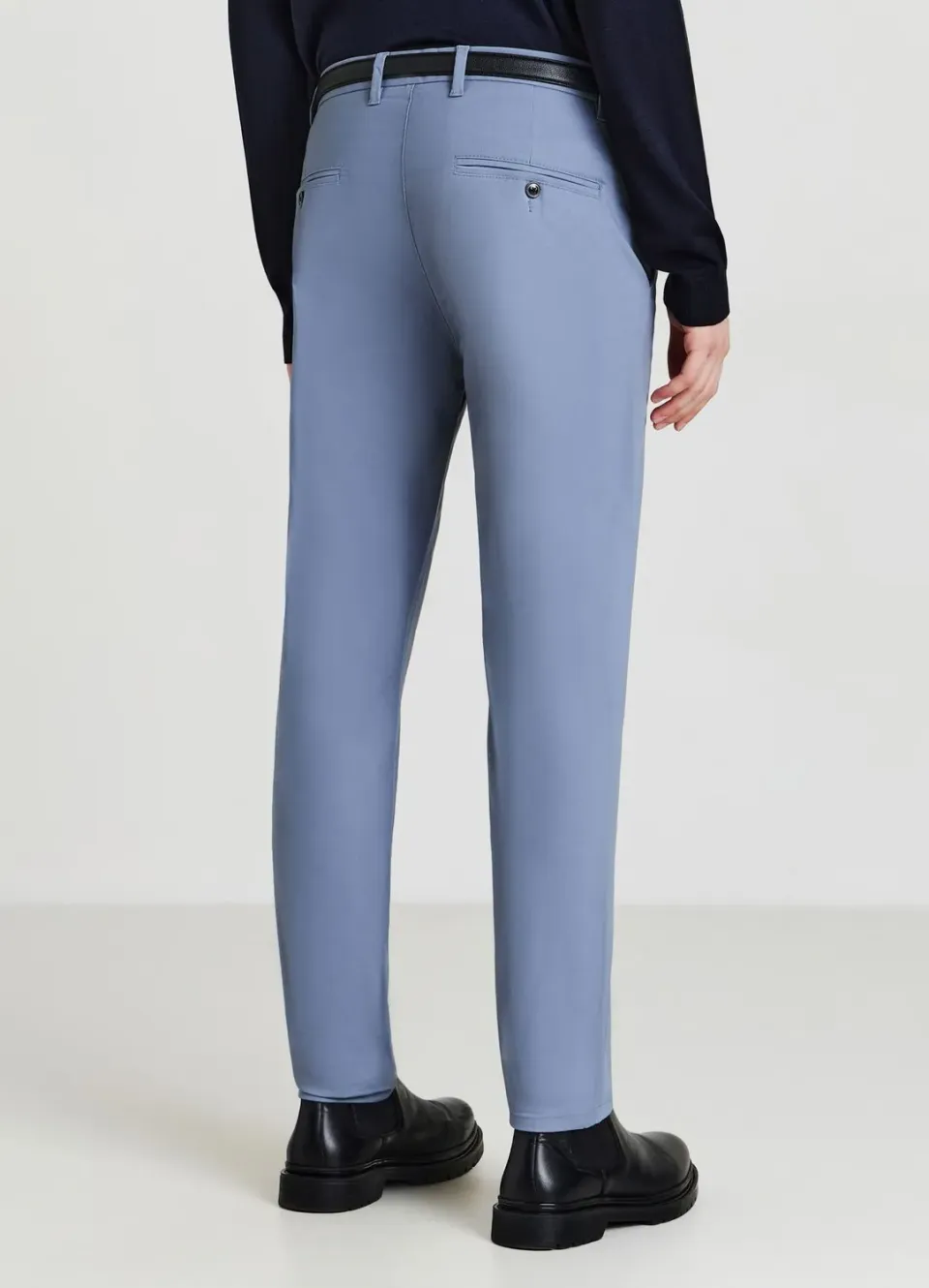 Calliope chino pantalon homme coton uni