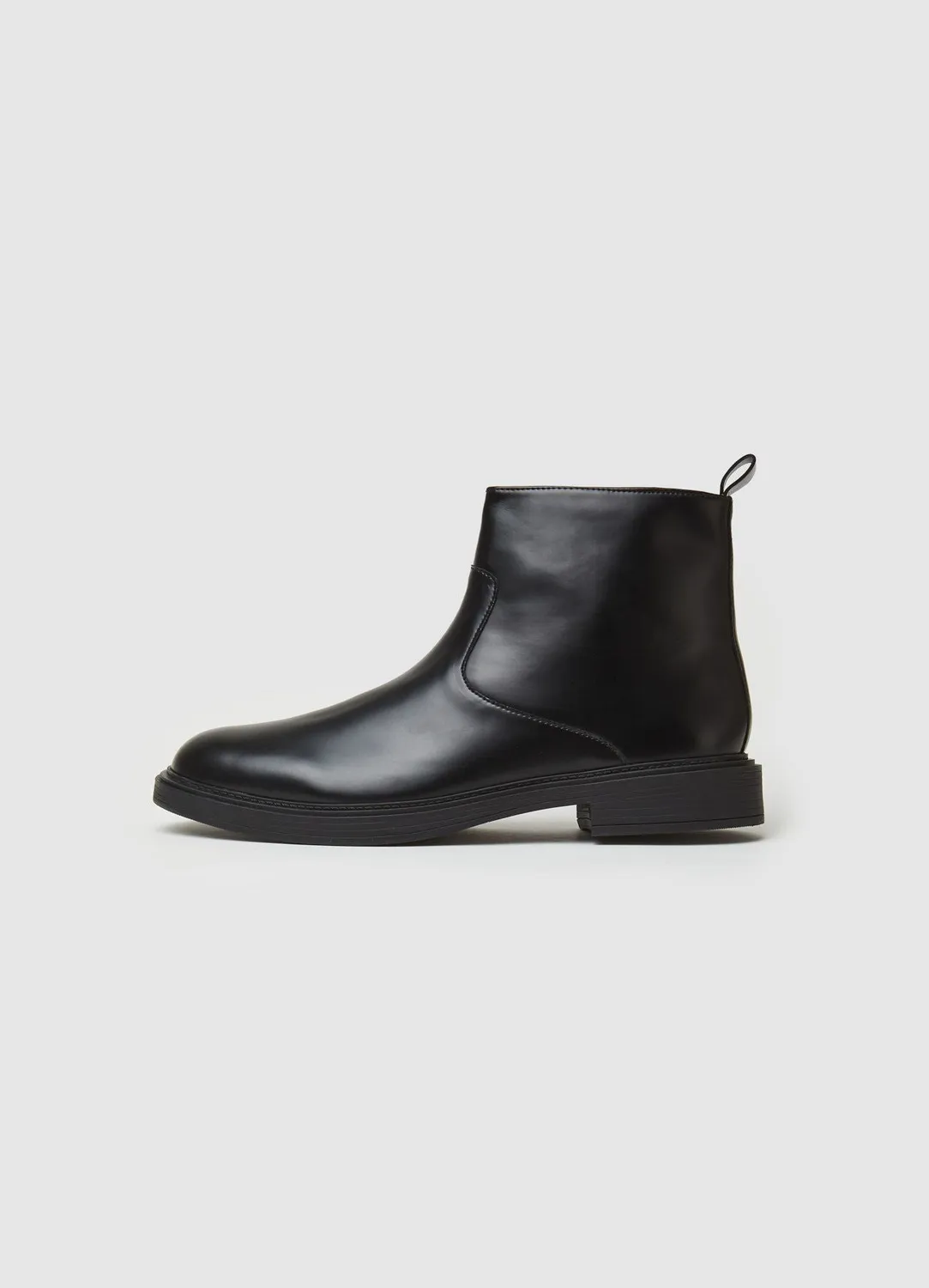 Calliope bottines homme zip bout rond