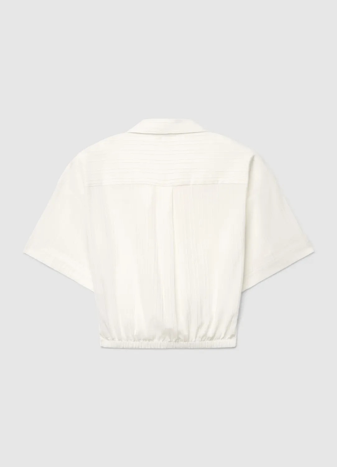 Calliope Relief chemise femme manches courtes col classique